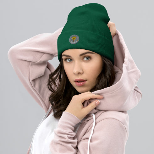 Sunset Glow Beanie - A Splash of Warmth and Style! | Cuffed Beanie